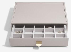 Stackers, Box na malé šperky Taupe Classic Trinket Drawer | šedobéžová