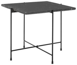 KONFERENČNÍ STOLEK, černá, kov, kámen, 50/50/45 cm Livetastic, Online Only