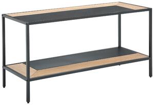 KONFERENČNÍ STOLEK, přírodní barvy, černá, dřevo, kov, kompozitní dřevo, 120/60/47 cm MID.YOU, Online Only