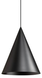 Redo Minimalistické závěsné svítidlo KONOS, ø35cm Barva: Černá