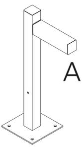 Artemide venkovní svítidlo Walking Pole 600 mm 1 hlavice