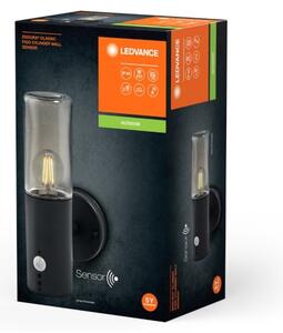 Ledvance - Venkovní nástěnné svítidlo se senzorem FIGO CYLINDER 1xE27/20W/230V