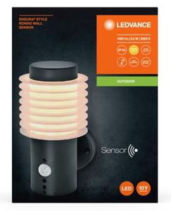 Ledvance - LED Venkovní nástěnné svítidlo se senzorem RONDO LED/9,5W/230V IP44