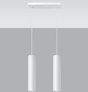 Sollux Lighting Lagos závěsné svítidlo 2x40 W bílá SL.0324
