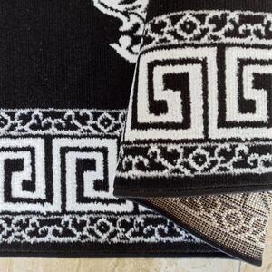 Makro Abra Moderní kusový koberec Soho 11 Klasický černý bílý Rozměr: 120x170 cm