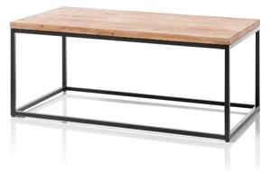KONFERENČNÍ STOLEK, černá, barvy dubu, dřevo, kov, 110/45/60 cm MID.YOU, Online Only