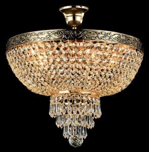 Maytoni DIA890-CL-05-G - Přisazený lustr PALACE 5xE27/60W/230V