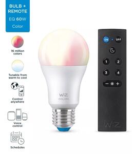 LED RGBW Stmívatelná žárovka A60 E27/8,5W/230V 2200-6500K CRI 90 Wi-Fi+DO - WiZ