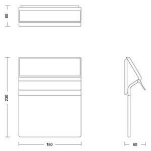 Philips - LED Solární domovní číslo ENKARA LED/0,2W/3,7V IP44