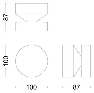 Philips - LED Venkovní nástěnné svítidlo LAVEN LED/6W/230V 4000K IP44