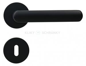 RK.K16.COMO.BB.CE klika na dveře, Provedení Klíč, Barva Černá