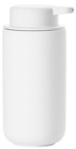 Zone Denmark Bílý kameninový dávkovač na mýdlo Ume 450 ml