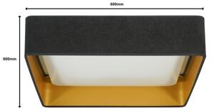 Brilagi-LED Stmívatelné svítidlo VELVET SQUARE LED/36W/230V Wi-Fi Tuya+DO šedá