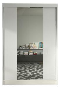 Posuvná skříň se zrcadlem Parys II, Barva: černá + černá + zrcadlo, Osvětlení: bez osvětlení Mirjan24 5902928737134
