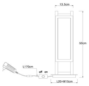 Globo 67266T - LED Stolní lampa ILLA LED/20W/230V