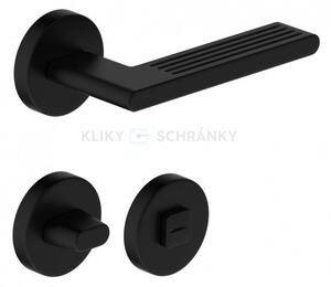 RK.C3 CAPRI klika na dveře / WC černá, Provedení WC, Barva Černá