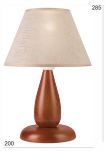 Stolní lampa PERA 1xE27/60W/230V hnědá/buk