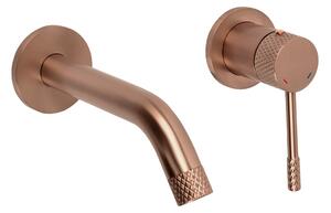 Podomítková vanová baterie REA Venti Brush Copper