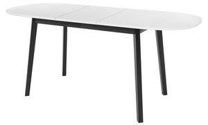 Rozkládací jídelní stůl Zerimo S 150x80, Barva dřeva: bíla + černá Mirjan24 5903211289934