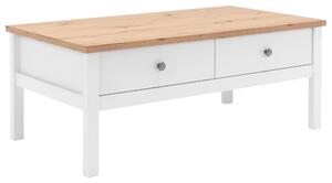 KONFERENČNÍ STOLEK, bílá, kompozitní dřevo, 100/60/40 cm MID.YOU, Online Only