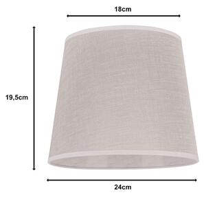 Duolla - Stínidlo k stolní lampě CLASSIC M E27 pr. 24 cm béžová