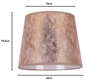 Duolla - Stínidlo k stolní lampě CLASSIC M E27 pr. 24 cm měděná