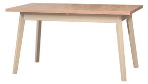 Rozkládací stůl Harry 80 x 140/180 V, Barva dřeva: dub artisan - L, Barvy nožiček: Bíla Mirjan24 5903211234866