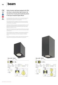Redo 9907 - LED Venkovní nástěnné svítidlo BEAM LED/5W/230V IP54