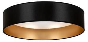 Duolla - LED Stropní svítidlo ROLLER LED/24W/230V pr. 45 cm černá/zlatá
