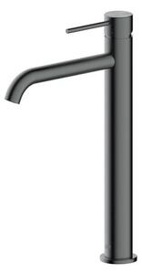 Vysoká umyvadlová baterie SAT Aurum bez výpusti broušený gun metal SATBAUR285BGM