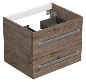 Koupelnová skříňka bez umyvadla Naturel Cube 60x53x40 cm dub Wellington mat CUBE260ZDWBU