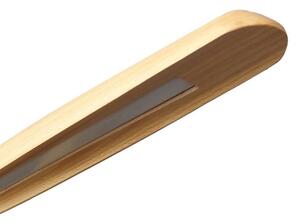 LED Lustr na lanku LED/22W/230V 4000K 130 cm buk/masiv