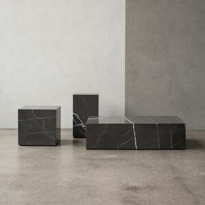 AUDO (MENU) Odkládací stolek Plinth Cubic, Black Marble