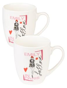Sada hrnků / talířů Emily in Paris, 2dílná (šálky) (100378465001)
