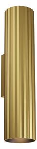 Redo 01-3396 Delphi, zlaté nástěnné svítidlo 2x7W GU10, ø7cm, výška 30cm