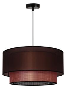 Duolla - Lustr na lanku COPPER SHINY 1xE27/15W/230V pr. 45 cm hnědá/měděná