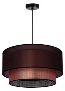 Duolla - Lustr na lanku COPPER SHINY 1xE27/15W/230V pr. 45 cm hnědá/měděná