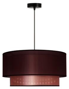 Duolla - Lustr na lanku COPPER SHINY 1xE27/15W/230V pr. 45 cm hnědá/měděná