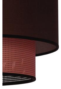 Duolla - Lustr na lanku COPPER SHINY 1xE27/15W/230V pr. 45 cm hnědá/měděná