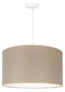 Duolla - Lustr na lanku ROLLER ECO RECYCLING 1xE27/15W/230V pr. 45 cm krémová