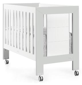 Dětská postýlka Trama ADVANCE White/Silver 60 x 120 cm (s možností intalace k rodičovské posteli)