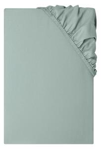 Livarno® Saténové napínací prostěradlo, 90-100 x 200 cm (zelená) (100409723002)