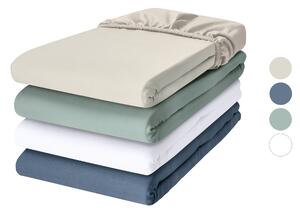 Livarno® Saténové napínací prostěradlo, 140-160 x 200 cm (100409469)