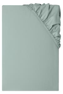 Livarno® Saténové napínací prostěradlo, 90-100 x 200 cm (zelená) (100409723002)
