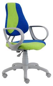 Dětská rostoucí židle ALBA FUXO S-line ostře zeleno-fialová