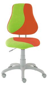 Dětská rostoucí židle ALBA FUXO S-line oranžovo-ostře zelená