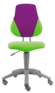 Dětská rostoucí židle ALBA FUXO V-line ostře zeleno-fialová