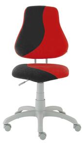 Dětská rostoucí židle ALBA FUXO S-line červeno-černá