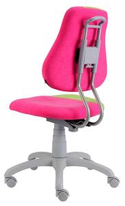 Dětská rostoucí židle ALBA FUXO S-line růžovo-ostře zelená