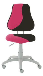 Dětská rostoucí židle ALBA FUXO S-line černo-růžová